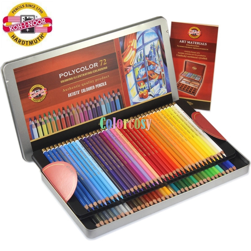 Koh-I-Noor Polycolor Drawing Pencil Set, 12/24/36/48 ..